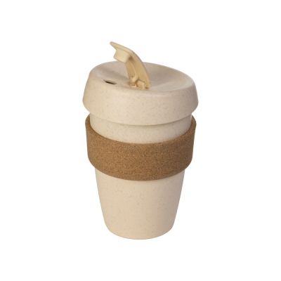 Стакан из пшеничного волокна с двойными стенками Pino, натуральный-2