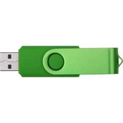 Флеш-карта USB 2.0 8 Gb Квебек Solid, зеленый-3