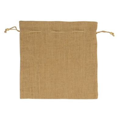 Мешочек подарочный, джут, большой, натуральный-1