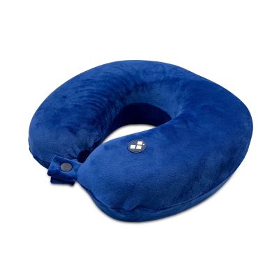 Подушка для путешествий с эффектом памяти Мемо Drowsy Royal Blue-0