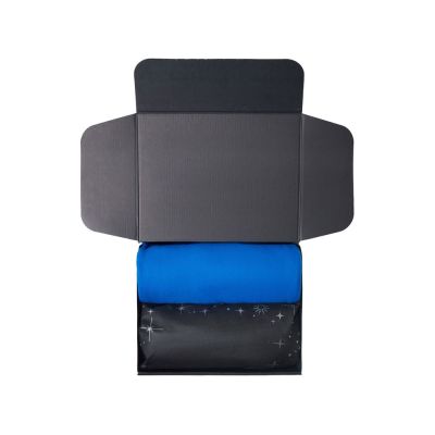 Подарочный набор с пледом, свечой и диффузором, синий-2