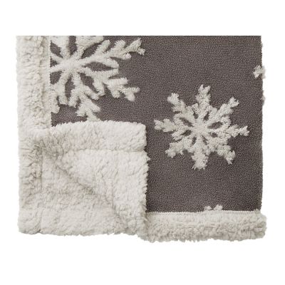 Плед Snowflake новогодний-3