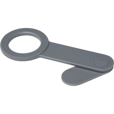 Настольный держатель для телефона Hook из пластика, серый-0