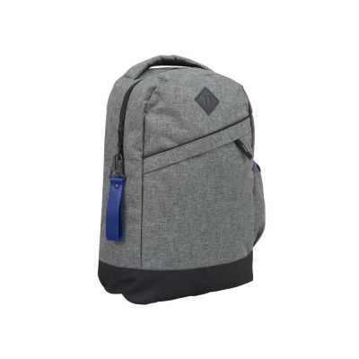 Брелок-ремувка из эко-кожи с карабином Domino, темно-синий-2