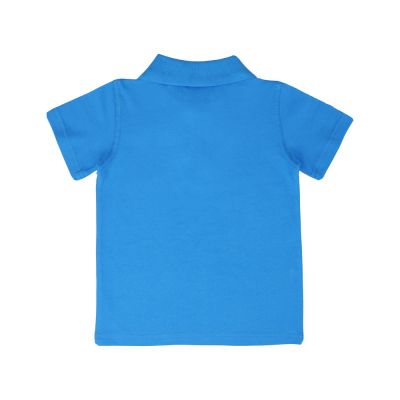 Рубашка поло First детская, голубой-8