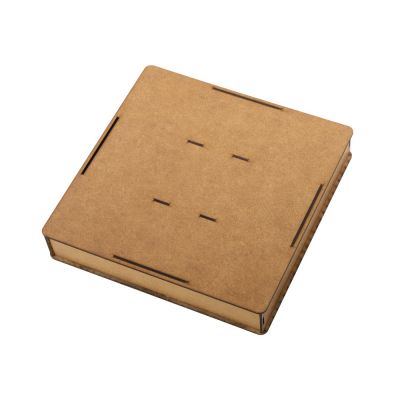 Часы деревянные Olafur квадратные, 28 см, шоколадный-4