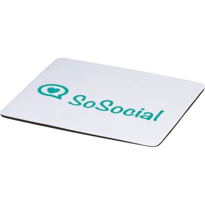 Коврик для мыши Pure с антибактериальным покрытием, белый-6