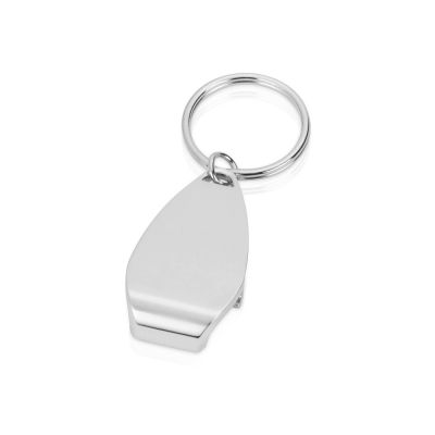 Брелок-открывалка Всегда с собой, серебристый-0