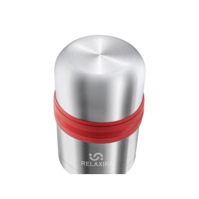 Термос универсальный (для еды и напитков) Relaxika 201, 500 мл, стальной-3