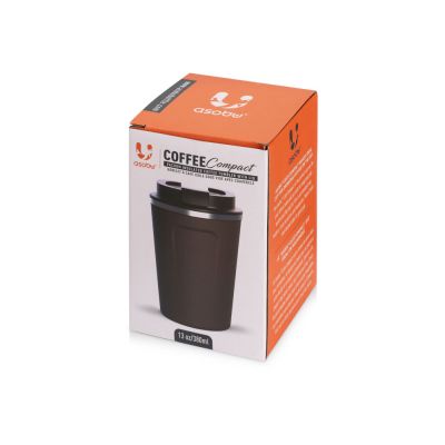 Термокружка CAFe COMPACT, 380 мл, коричневый-11