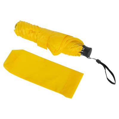 Складной компактный механический зонт Super Light, желтый-2