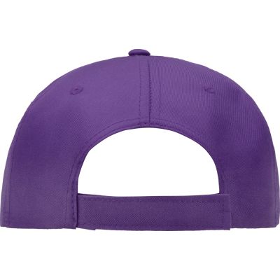 Бейсболка Poly 5-ти панельная, фиолетовый-3