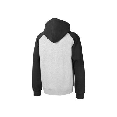 Толстовка с капюшоном Dublin мужская, черный/серый меланж-5