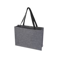 Эко-сумка фетровая Felta с широким дном , серый