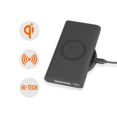 Портативный набор с беспроводным зарядным устройством (power bank) Force, 8000 mAh-0