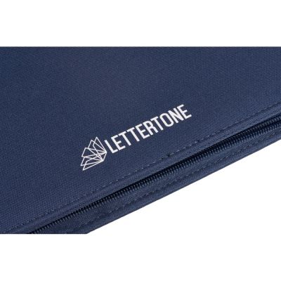 Портфолио А4 из RPET на молнии Harvey, 40 л FSC бумаги, синий-11