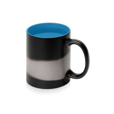 Кружка-хамелеон Surprise матовая, черный/голубой-2