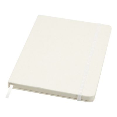 Bass блокнот формата А5 из переработанных материалов, с линованными страницами - Белый-0