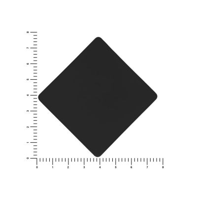 ПАТЧ РОМБ soft-touch (чёрный) 7,6 х 7,6 см-1