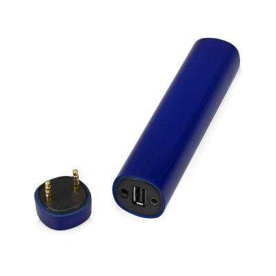 Портативное зарядное устройство Мьюзик, 5200 mAh, синий-1