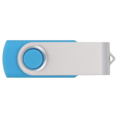 Флеш-карта USB 2.0 16 ГБ Квебек, голубой-2