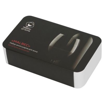 Набор аксессуаров для вина Malbec в пластиковой подарочной коробке, 2шт-9