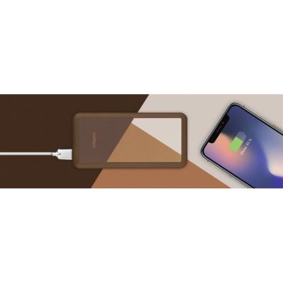 Внешний аккумулятор Rombica NEO Bright 2C, коричневый-9