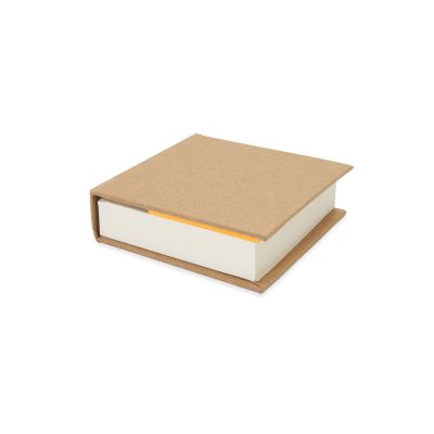 Блок для записей BOSCO в обложке из переработанного картона, бежевый-1