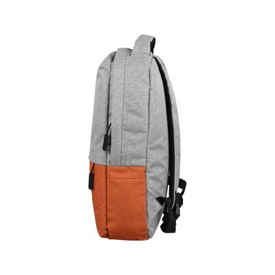 Рюкзак Fiji с отделением для ноутбука, серый/оранжевый-4