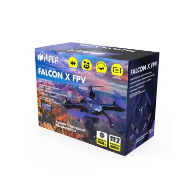 Радиоуправляемый квадрокоптер HIPER FALCON X FPV-13