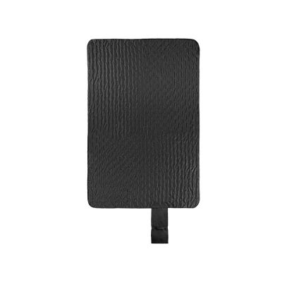 Стеганый плед для пикника Garment, черный-1