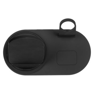 Складная зарядная станция с беспроводной зарядкой Flashport, 15 Вт, черный-9