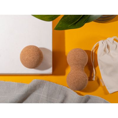 Массажный мяч двойной для МФР Corbell, 8х16 см-5