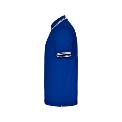 Рубашка поло Montreal мужская, королевский синий/белый-2