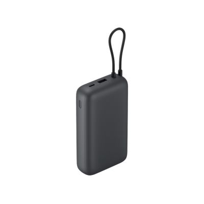 Внешний аккумулятор с встроенным кабелем Xiaomi Power Bank 20000mAh (Integrated Cable) GL Dark Gray-1