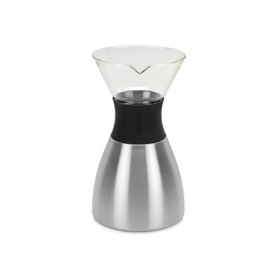 Кофеварка POUR OVER, 1000 мл, серебристый/черный-0