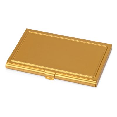 Визитница Lexx, золотистый матовый-0