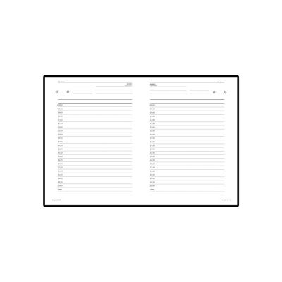 Ежедневник А6 недатированный Бумвинил, черный-1