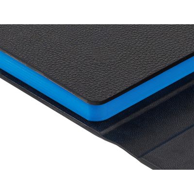 Ежедневник недатированный с магнитным клапаном А5 Venezia, черный-2