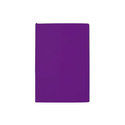 Бизнес-блокнот C1 софт-тач, гибкая обложка, 128 листов, фиолетовый-1