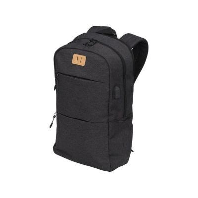 Рюкзак Cason для ноутбука 15 дюймов, темно-серый-0