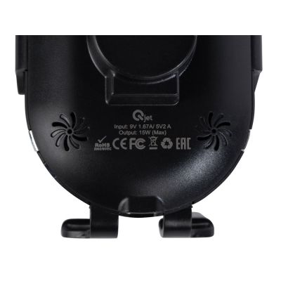 Автомобильное беспроводное зарядное устройство с датчиком OptIQ Lite, 15 Вт, черный-9