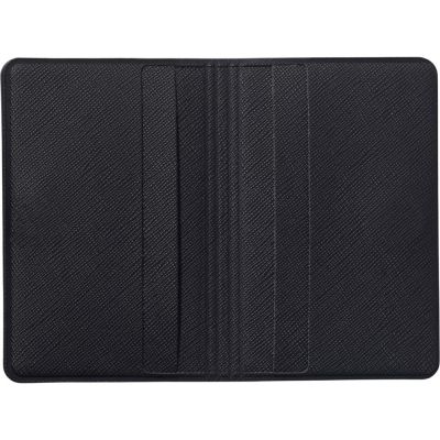 Футляр-книжка на 4-е карты с RFID Favor, черный-2
