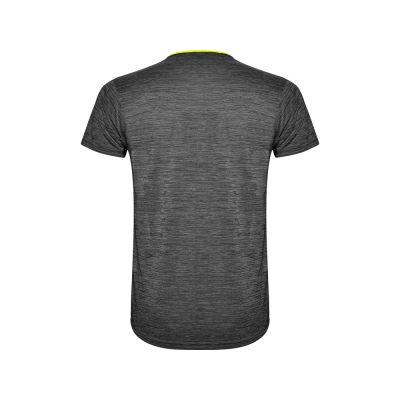 Спортивная футболка Zolder мужская, неоновый желтый/черный меланж-1
