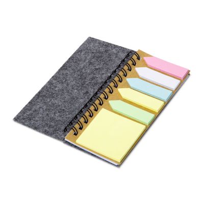 Мини-блокнот со стикерами А7 Felt-1