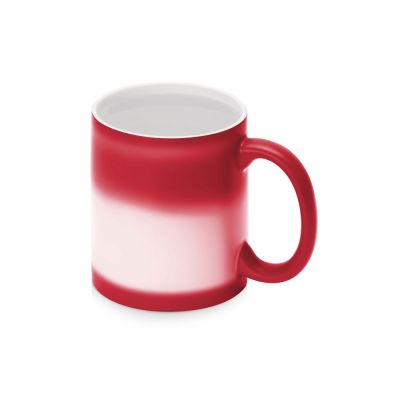 Кружка-хамелеон Magic матовая, красный/белый-5