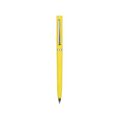 Ручка шариковая Navi soft-touch, желтый-1