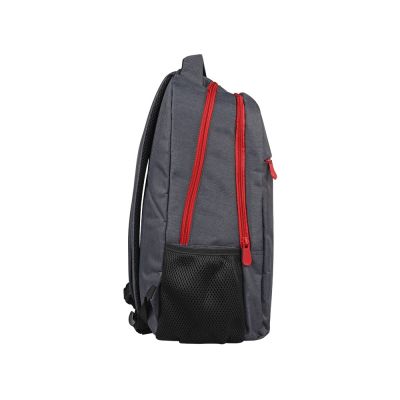 Рюкзак Metropolitan, серый с красной молнией и черной подкладкой-5