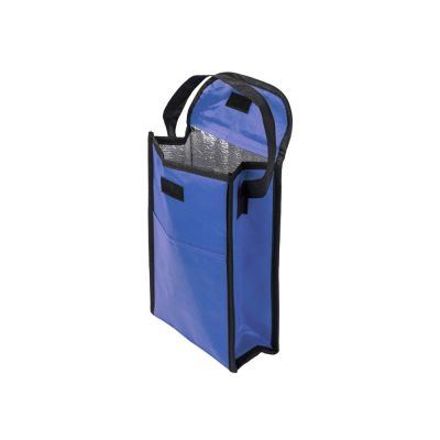Сумка-холодильник Reviver на липучке из нетканого переработанного материала, синий-1