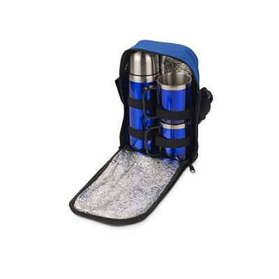 Набор Походный с чехлом: термос, 2 кружки, синий-2